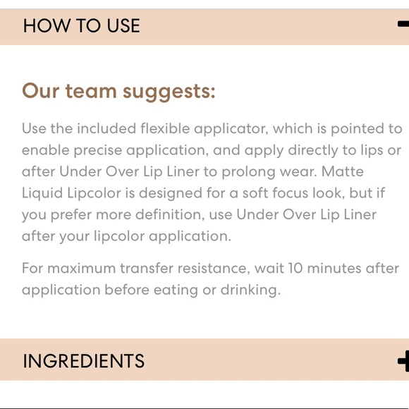 bareMinerals STATEMENT MATTE LIQUID LIPSTICK OMG - Picture 10 of 12